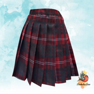 falda escocesa Vinotinto