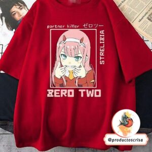 Camiseta Zero Two Roja