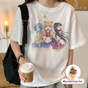 Camiseta Sailor Moon Blanca