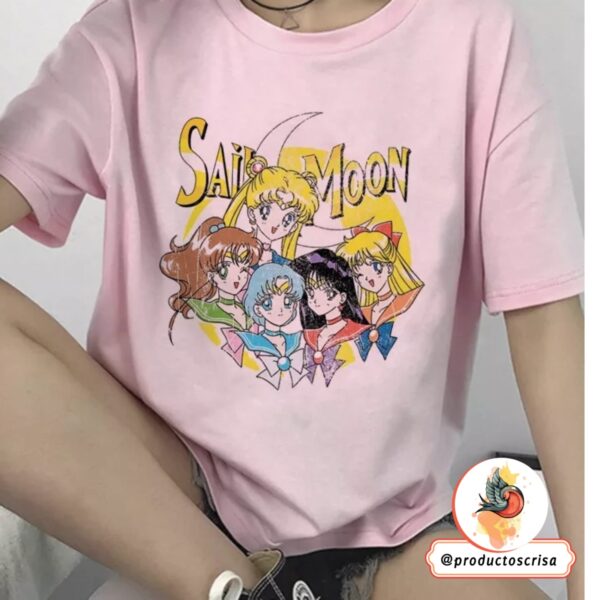 Camiseta Sailor Moon Pink