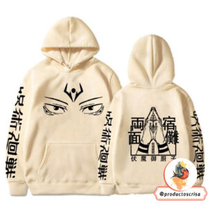 Hoodie Jujutsu Beige