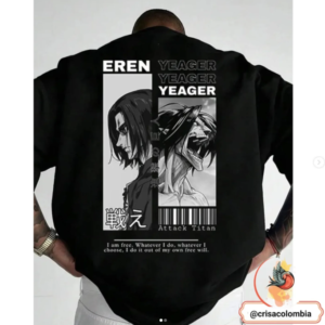 Camiseta Eren Yeager Premium Colombia