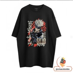 Camiseta Satoru Gojo Premium Colombia
