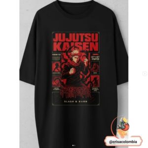 Camiseta Jujutsu Kaisen Itadori Colombia
