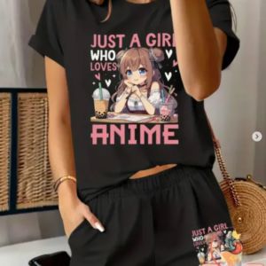 Conjunto Anime Just a Girl Loves Colombia